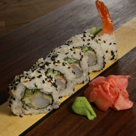 uramaki krewetka tempura